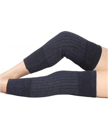 Thicken Thermal Knee Braces for Women & Men - Warm Knee Pads & Arthritic Knee Sleeves | Leg Warmers in Dark Grey - Shop Internationally - Buy Online on GoSupps.com