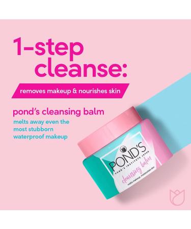Pond's Makeup Remover Cleansing Balm 3.38 fl oz - Gentle & Effective Makeup Removal (1 Pack) - Buy Online on GoSupps.com