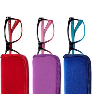 OENEYE 3 Pack Spring Hinge Reading Glasses | Lightweight Vintage Design for Men & Women | Multicolor 3.5x | International Shipping Available - Buy Online on GoSupps.com