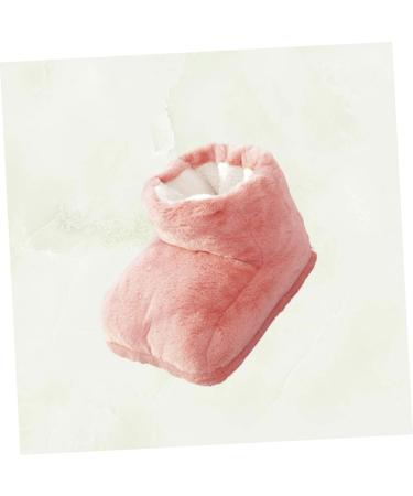 Packove USB Plush Shoes Heater | Warm Foot Massager & Electrical Slippers | Ideal for Free Time & Office | Pink Rosa Size 1 - Buy Online on GoSupps.com