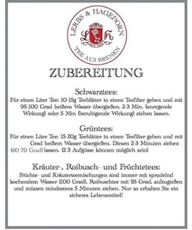  Lerbs & Hagedorn Atempause Black Tea 1 kg Vanilla Lime Green - Buy Online on GoSupps.com