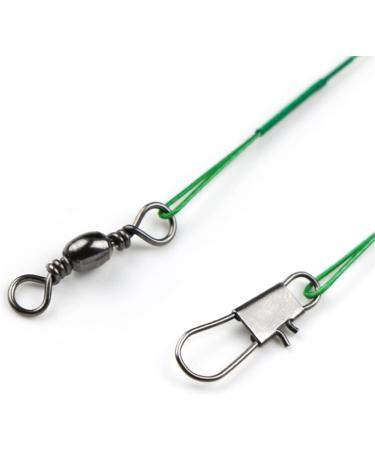 MoboRest 60PCS Fishing Leaders Stainless Steel Wire with Swivel Snap Assortment - Fishing Gear Connect for Lures Bait Rig Hooks - Buy Online on GoSupps.com