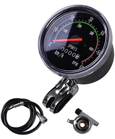 Yosoo New Analog Speedometer Odometer Classic Style for exercycle & Bike