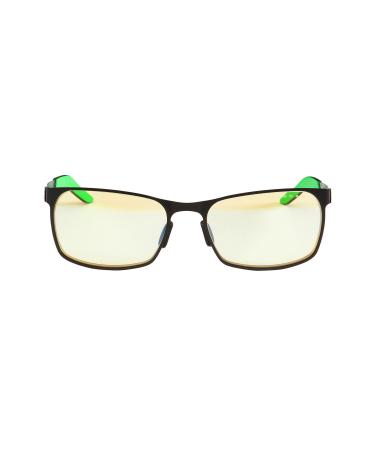 GUNNAR - Premium Gaming and Computer Glasses - Blocks 65% Blue Light - Razer Edition FPS Onyx Amber Tint