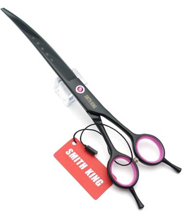 8.0 inches Professional Dog Grooming Scissors Set Straight & thinning & Curved & chunkers with Comb in 1 Set (Black) - Buy Online on GoSupps.com