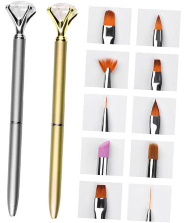 Beaupretty Stripes Set nail decoration brush nail nail brush nail nail painting brush nail brush nail drawng brush kit de manicura liner Para U as 19.5*10cm Golden - Buy Online on GoSupps.com