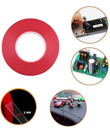Pimoys 2mm/3mm x 25m Double Sided Phone Repair Adhesive Tape - 2 Rolls, Heat Resistant & High Adhesion Transparent Acrylic Tape for LCD Screen & Touch Screen Repair - Buy Online on GoSupps.com