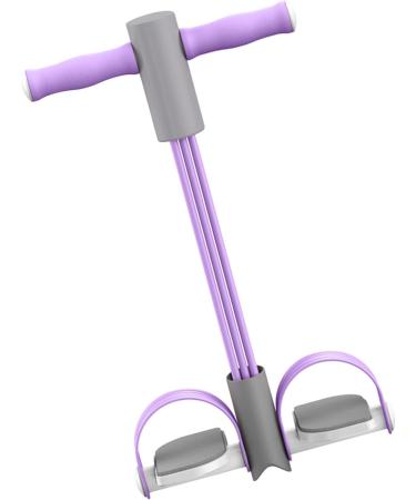 Pedal Resistance Band - Pedal Puller Puller Resistance Bands | Elastic Sit Up Pull Rope with Foot Pedal Multifunctional Yoga Pedal Puller Abdominal Leg Waist Exerciser for Home Gym Yoga Fitness Purple - Buy Online on GoSupps.com