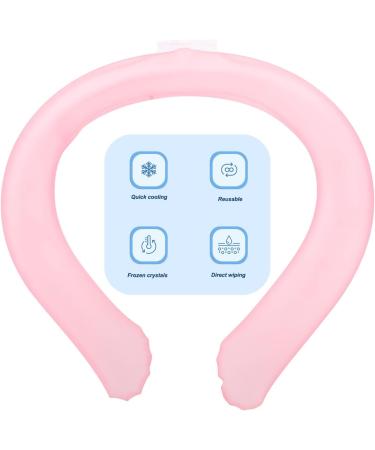 Cooling Neck Tube Reusable Neck Cooler with Ice Crystals Stay Cool in Summer Heat Pink - Buy Online on GoSupps.com