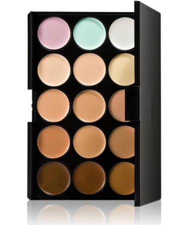 1Pack Professional 15 Colour Concealer Palette Camouflage Contour Cosmetic Set Eye Face Cream Contour Kit - Buy Online on GoSupps.com