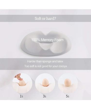 Donut Cushion for Tailbone Pain Memory Foam Car Seat Cushion Premium Memory Foam Washable Donut Pillow for Tailbone Pain for Back Coccyx Tailbone Pain Relief Blue - Buy Online on GoSupps.com