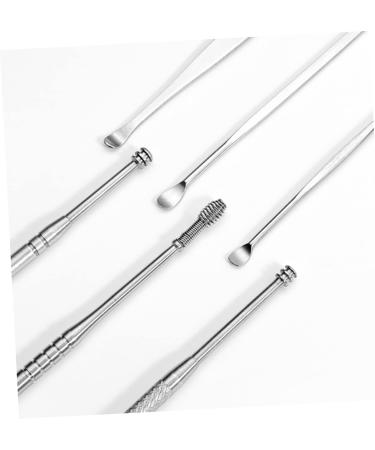 FOMIYES Ear Picking Tool Set - Stainless Steel Ear Wax Remover Ear Cleaner Kit for Adults & Kids Double-Headed Ear Spoon 11.7cm - International Shipping Available - Buy Online on GoSupps.com