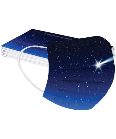 50 Pack Disposable 3-Layer Non-Woven Fabric Face Masks - Butterfly Motif Breathable Neck Gaiter Bandana for Adults | Amyglin - Buy Online on GoSupps.com