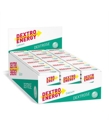 Dextro Energy cube calcium (18 -person benefit pack) - glucose cubes with carbohydrates calcium for preserving and building the bones with maltodextrin lactose -free and gluten -free calcium 1 piece (18 Pack)