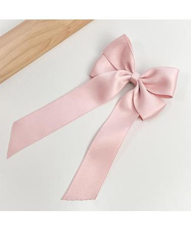 CAZSTYK Long Ribbon Bowknot Hairpin for Y2k Teens Woman Makeup Ponytail Braids Hairpin Beige - Buy Online on GoSupps.com