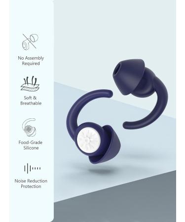 Buy Ear Plugs for Sleeping - Silicone Noise Cancelling 2 Pairs | 33dB Noise Reduction for Sleep & Snoring - International Shipping - Buy Online on GoSupps.com
