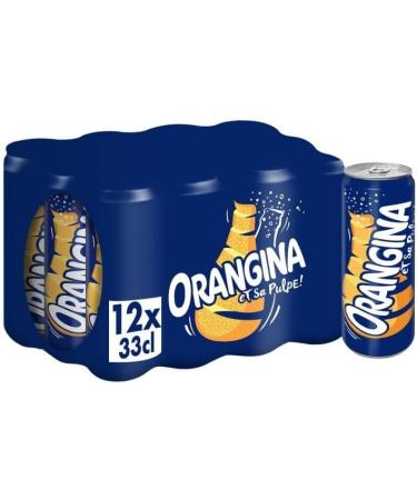  Boissons ORANGINA - Classic Slim 12 x 330ml - Per unit - Buy Online on GoSupps.com