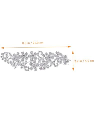 FRCOLOR Crystal Hair Comb Crystal Hair Clips Purse Organizer Nail Glue for Acrylic Nails Bridal Headpieces for Wedding Pearl Hair Clips Flower Bride Accessories Zinc Alloy Manual - Buy Online on GoSupps.com