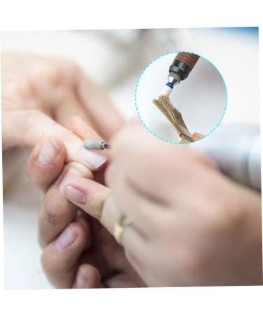 Copper Wire Nail Art Cleaning Brush - Polishing Head Cleaner Tool for Manicure | International Shipping Available - Buy Online on GoSupps.com