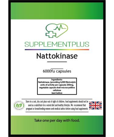 NATTOKINASE 6000fu 60 Capsules- Supplementplus