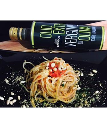BENVOLIO 1938 Cold Pressed Extra Virgin Olive Oil - 500 ml - 100% ITALIAN Metallic Gourmet Bottle - Buy Online on GoSupps.com