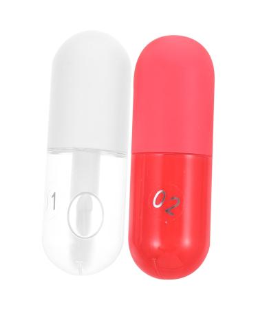 Hemoton 2pcs Lip Oil Lip Plumper Botanical Lip Gloss Lip Oil Clear Liquid Lipstick Lip Plumping Oil Plump It Lip Plumper Lip Plumping Liquid Glossy Lip Gloss Lip Balm Enhancer Pvc Natural