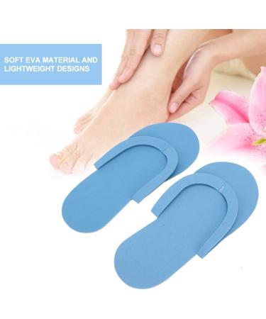 Yeyat Hotel Disposable Slippers 12 Pairs - Blue Spa & Travel Flip-Flops - Buy Online on GoSupps.com