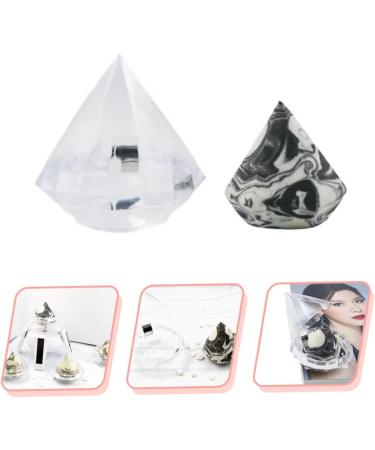 Beavorty 2 Sets sponge makeup powder puffs exfoliating sponge face loose powder cushion foundation puff face sponge Hydrophilic Polyurethane puff girl wet and dry - Buy Online on GoSupps.com