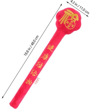 Tovinanna 2-in-1 Massage Knock Stick Hammer - Portable Body Massager for Instant Relief | Manual Back & Shoulder Massage Tool | Health & Wellness Essential - Buy Online on GoSupps.com