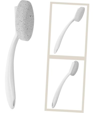 minkissy Tool Foot Pumice for Dead Skin Foot File Long Handle Pumice Stone Foot Scrubber Pumice Stone for Hands Pumice Stone for Body Pumice Stone for Feet Plastic White Manual Remover - Buy Online on GoSupps.com