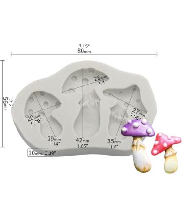 2PCS Mushroom and Snails Silicone Molds - Fondant, Chocolate, Candy, Cake Decoration Tools - Buy Online on GoSupps.com