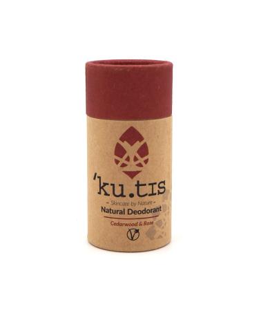 Kutis Cedarwood and Rose Natural Deodorant Vegan 1.9oz