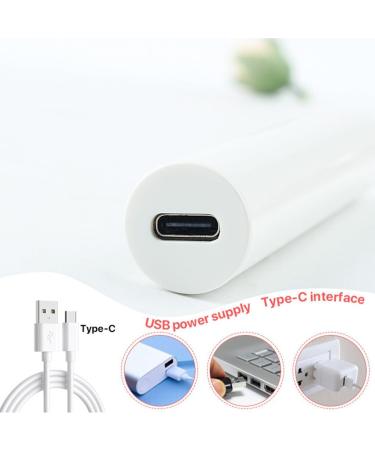 dijiusidy Nail Dryer 3W USB LED Mini Flashlight Pocket Travel Manicure Lamp Professional Single Fingernail DIY Gel Light White - Buy Online on GoSupps.com