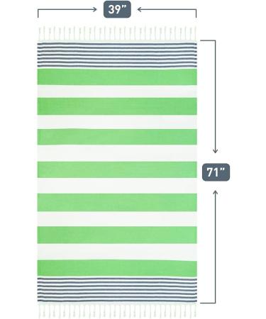 HAVLULAND Sale Set of 6 Turkish Beach Towels - Oversized 39x71, 100% Cotton, Absorbent, Quick-Dry, Sand Free - for Adults, Beach Gifts, Travel, Camping - Beach Accessories - Buy Online on GoSupps.com