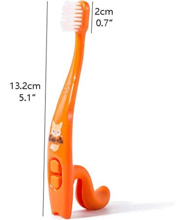 Pretty Little Fox Extra Soft Toddler Toothbrush - Ideal for Ages 4-12 Individually Packaged Manual Toothbrush - Buy Online on GoSupps.com