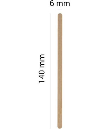 Small Waxing Wooden Spatula (100 Pieces) - Perfect for Hair Removal & Sugaring - Ideal for Face & Sensitive Areas - Buy Online on GoSupps.com