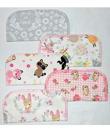 Springtime Cuddles Flannel Kids Lunchbox Napkins 8x8 inches 5 Pack - Little Wipes (R) | Washable & Reusable - Buy Online on GoSupps.com