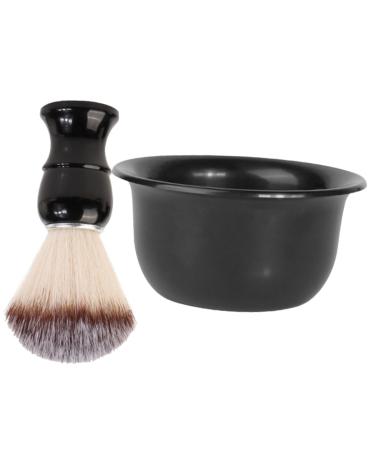 Minkissy 1 set of beard growth set hair razing brush shaving foam mug shaving set for men gift set soap hairdresser mug shaving brush set shaving shell from accessories man shaving ABS