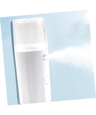 WOONEKY 1pc Hydrating Instrument Cool Facial Mister Mist Sprayer Mini Mister Electric Face Steamer Abs White - Buy Online on GoSupps.com