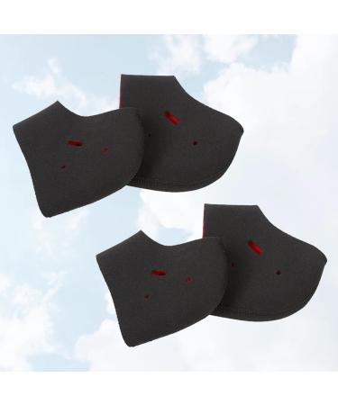 FRCOLOR 2 Pairs Silicone Heel Socks Heel Cushion Socks moisturizing Heel Sleeves Plantar Heel Dry feet Socks Heel Support Socks moisturizing Heel Socks spa Socks Foot Toe Socks 11*10cm - Buy Online on GoSupps.com