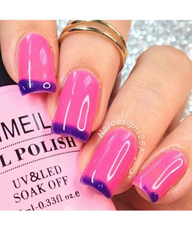 AIMEILI 6pcs X 10ml Temperature Color Changing Chameleon Gel Nail Polish Set - UV LED Soak Off Kit - Buy Online on GoSupps.com