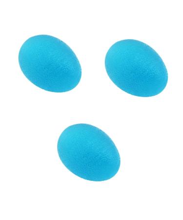 Inoomp 3st Hand Exercise Ball Fingers Gang Ball Ball For Stress Restoring Fingers Exercises Ball Handle Muscle Ball Massage Mediumx3Pcs Blaux3Stk