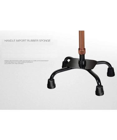 Walking Crutches for Old People Telescopic Aluminum Alloy Four Corners Four feet Stable Light Walking Sticks for Elderly Walking aid Wisdom - Buy Online on GoSupps.com