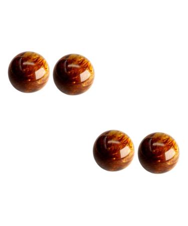 JECOMPRIS Toys 4 Pieces Chinese Balls For the Hands Exercise Finger Toy Massage Ball Massage Balls For the Hands of Adult Massage Enterior Penspetite Glocking Fitness 5*5cmx2PCs such as shown