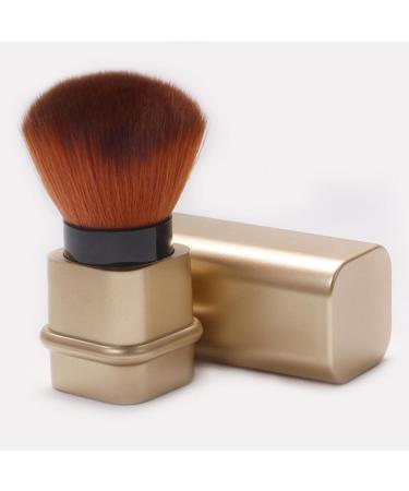 Angoily Nail Dust Brush Makeup Loose Brush Retractable Powder Brush Makeup Blush Finishing Powder Makeup Loose Powder Brush Abs Electroplating Brush Handle Travel Makeup Powder Highlight - Buy Online on GoSupps.com