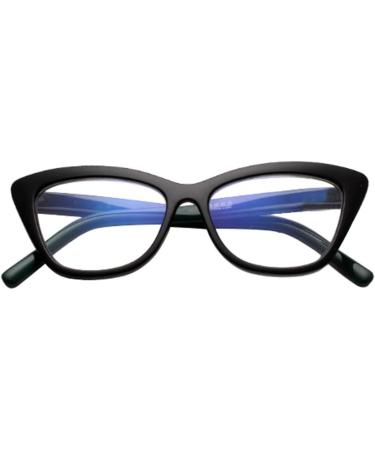 Huicai Women's Cat Eye Vintage Reading Glasses - Stylish Portable Readers in Black & Army Green | Magnification 1.0 to 4.0 - Buy Online on GoSupps.com