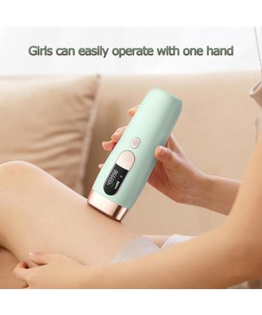 Painless IPL Hair Removal Device for Women and Men - Permanent Hair Removal Kit for Intimate Areas, Bikini Line, Facial, Armpits, Legs, Arms - White - Buy Online on GoSupps.com