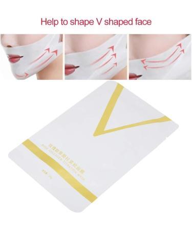 V Face Masks - V Line & Double Chin Reducer | Slimming & Lifting Anti-Wrinkle Facial Treatment (White Pack - Buy Online on GoSupps.com
