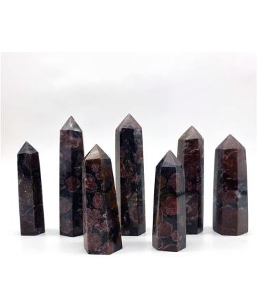 Natural Crystal Rough 1 Pack Natural Quartz Star Leaf Stone and Garnet Minaret Crystal Feng Shui Natural Stones Beautiful Crystal AGBLKLCME (Size : 60-70mm) - Buy Online on GoSupps.com