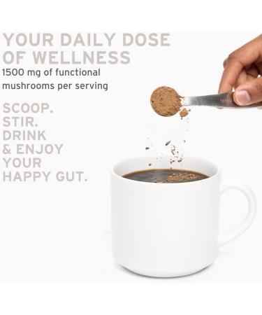 Organic Mushroom Blend - 10 Mix Superfood Supplement for Energy & Immune Health 2.12oz - Buy Online on GoSupps.com